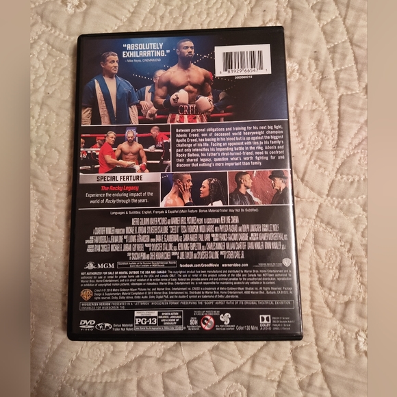 DVD sale...3 for $15...Creed II - Picture 2 of 3